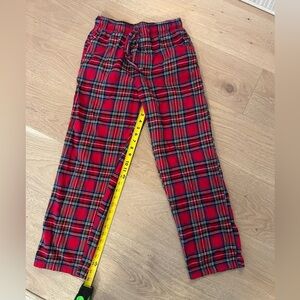 Plaid Red Pajama Pants Size Small